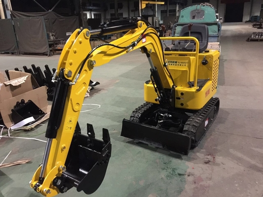 Máquina escavadora da esteira rolante do mini cilindro do dobro da máquina da máquina escavadora SJ10 mini para a área de trabalho pequena 950kgs